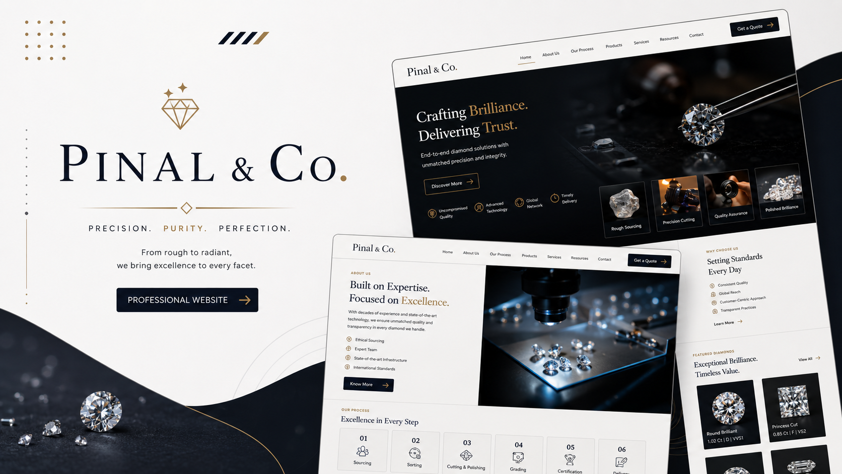 Screenshot of Pinal & Co. project