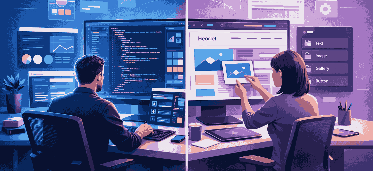 Custom vs Template websites : Features, Pricing and benefits Explained blog post